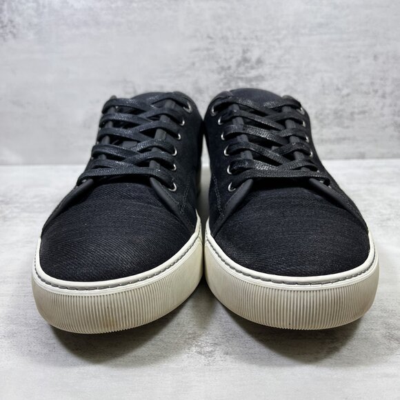 Lanvin Canvas Lace Up Sneakers - Men's Size UK 7 / US 8 - Black - Picture 3 of 14